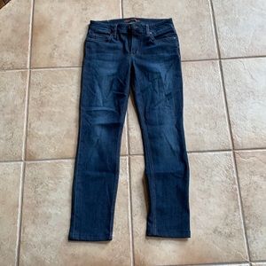 Joe’s Jeans. Skinny curvy. Size 28. Dark wash.